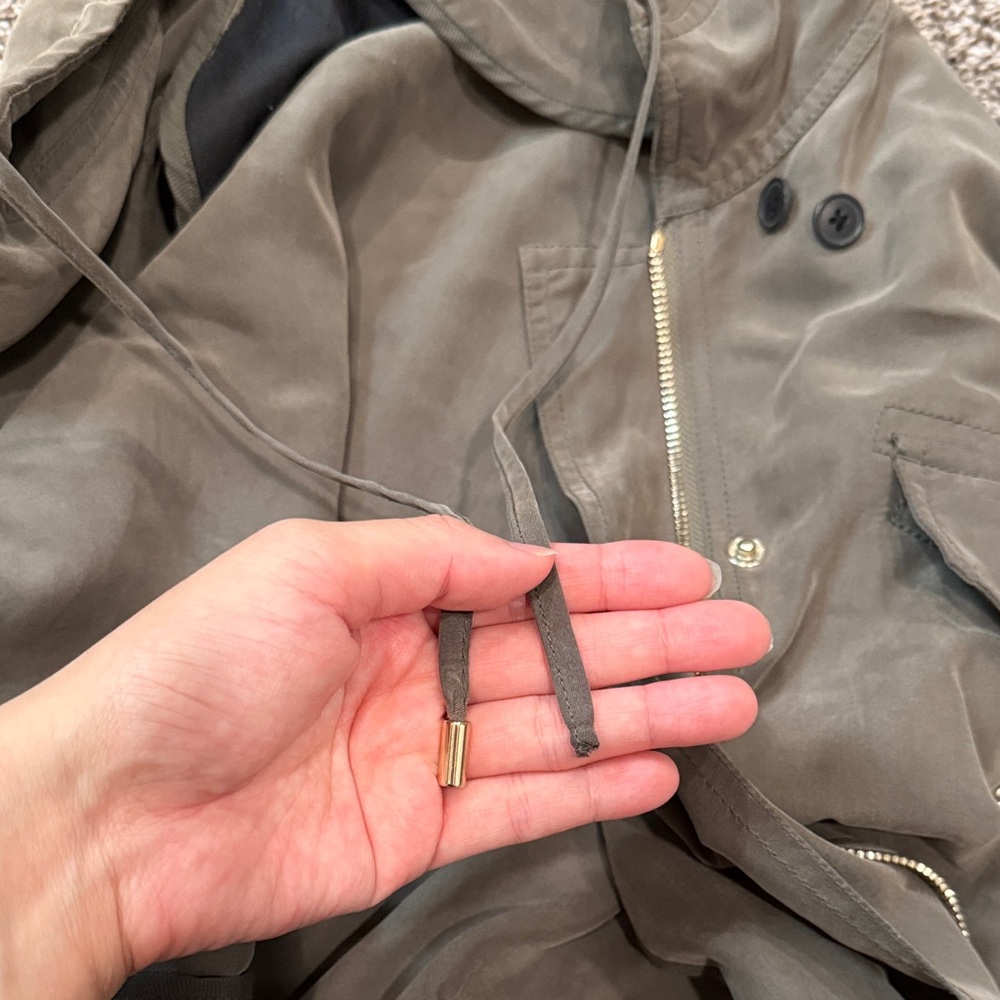 Club Monaco Green Utility Jacket - Picture 6 of 7